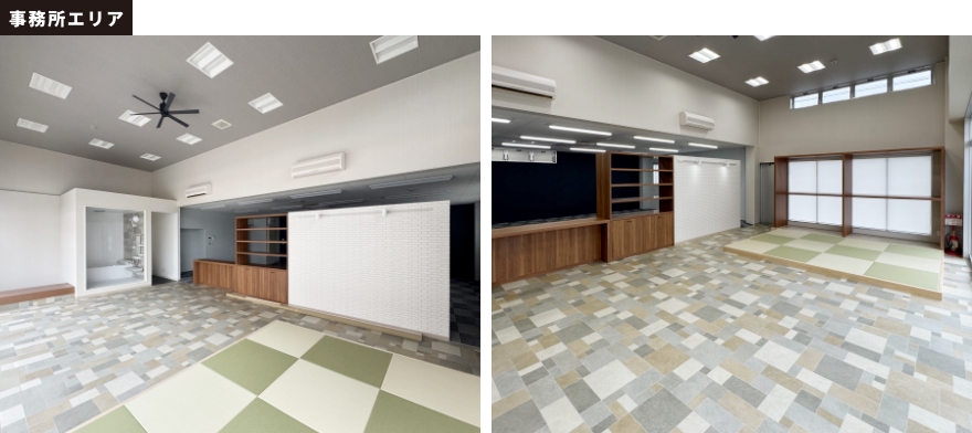 洗面カウンター全体の写真