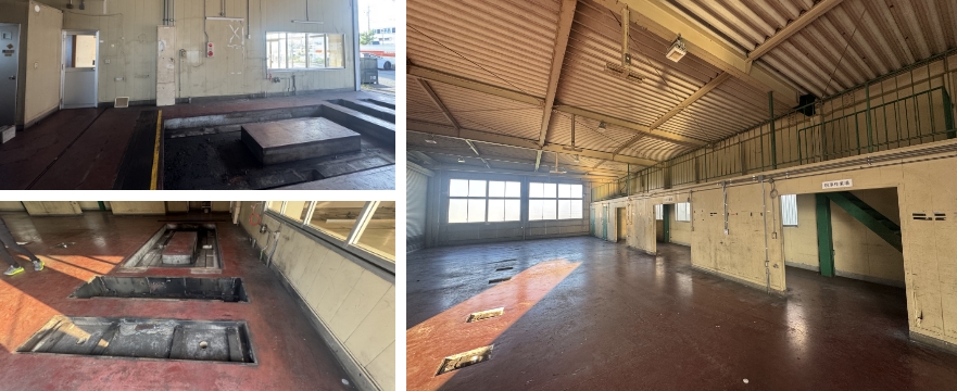 既存内装の撤去の解体写真