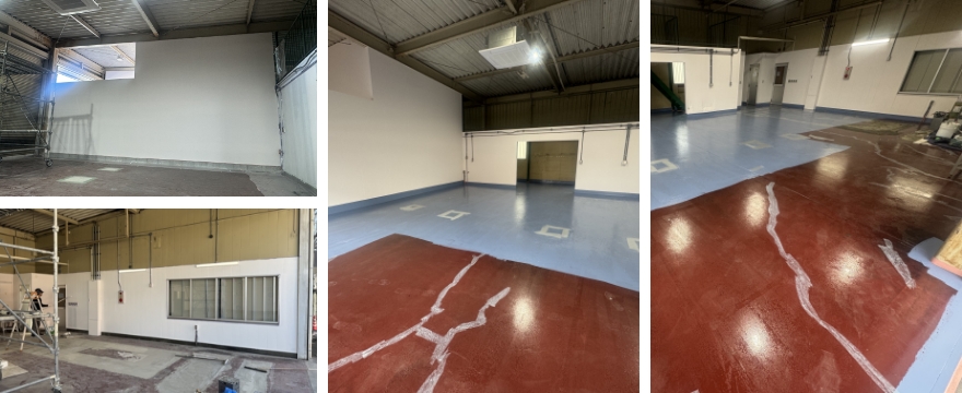 倉庫全体の内装写真